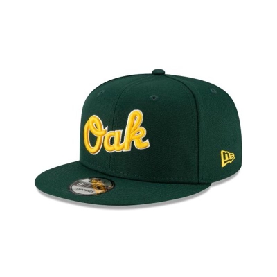 Oakland Athletics Gorra | New Era MLB Ligature 9fifty Snapback Cap Mexico - Verdes